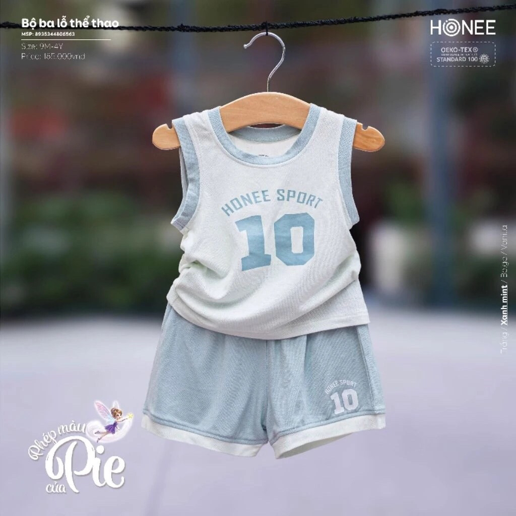 Đồ bộ thể thao trẻ em cotton cao cấp mềm mịn thấm hút tốt cho bé