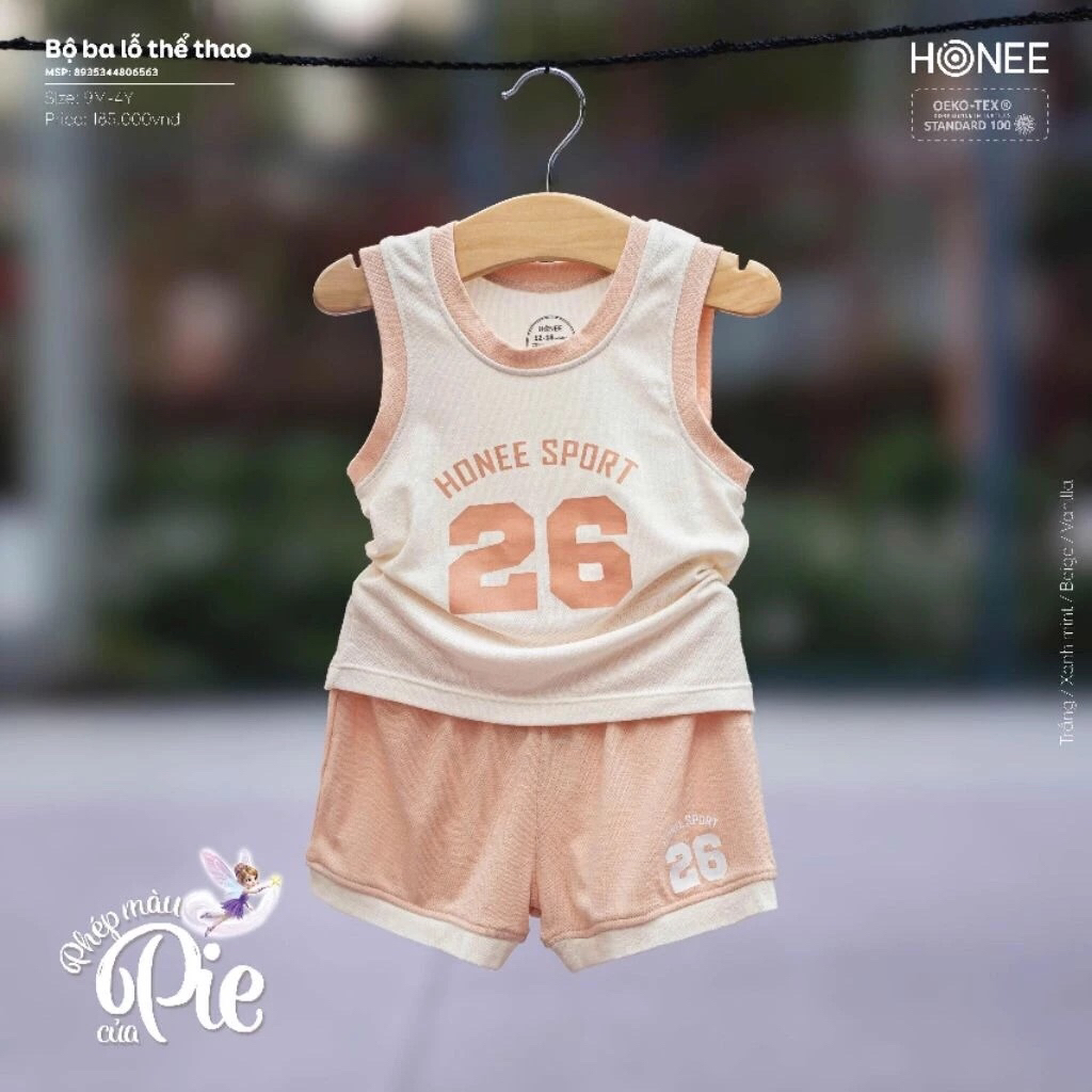 Đồ bộ thể thao trẻ em cotton cao cấp mềm mịn thấm hút tốt cho bé