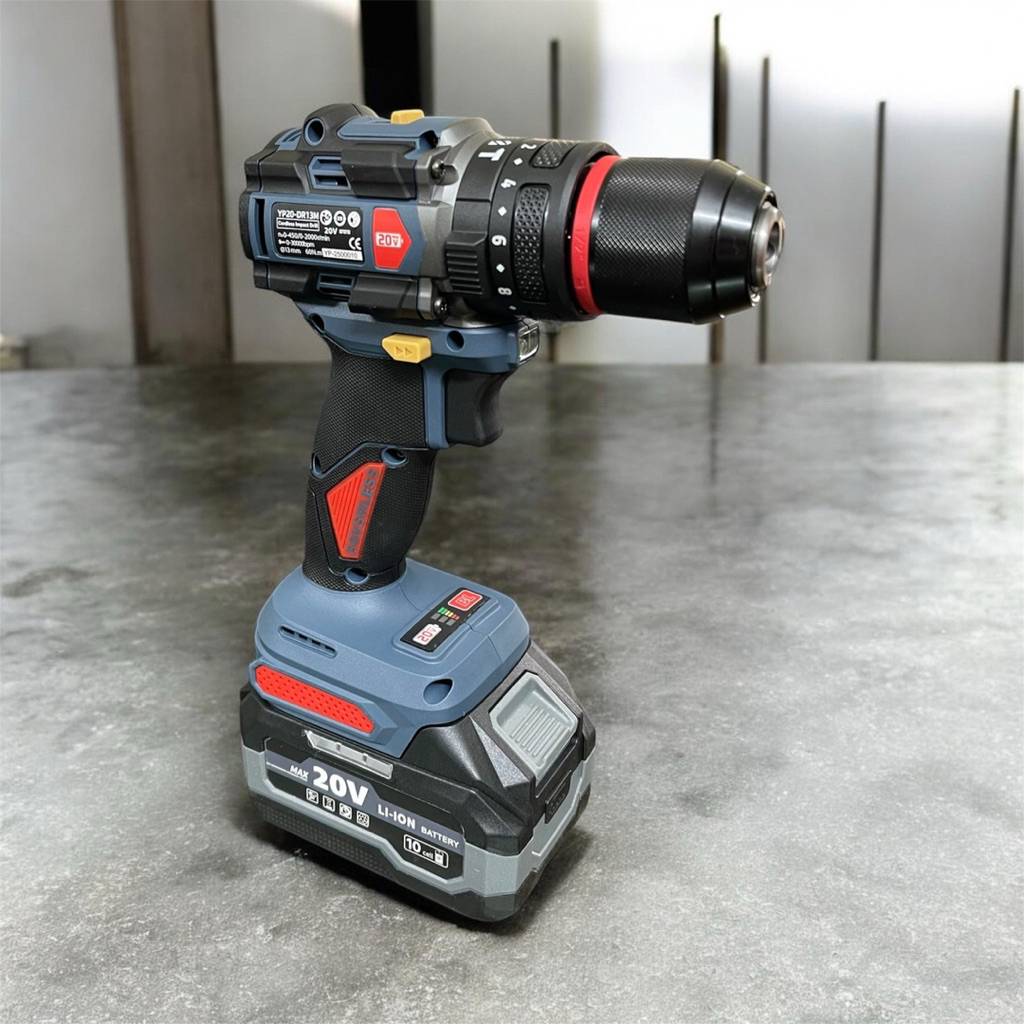 Máy khoan dùng pin YUPAI YP20-13M chính hãng,chân pin phổ thông
