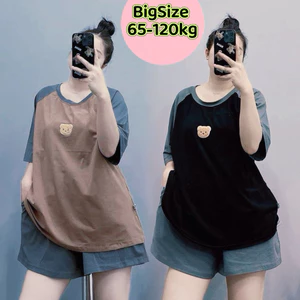 Set đùi bigsize 65-110kg, bộ đùi cao cấp mặc nhà form rộng bigsize