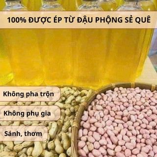 Dầu Phộng Nguyên Chất Hồn Quảng - Dầu Lạc Ép Thủ Công Truyền Thống, Vàng Óng, Thơm Béo Nấu Mì Quảng, Đồ Xào