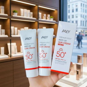 Mua 2 Tặng 2 Mặt Nạ - Kem Chống Nắng Nâng Tông Any Premium Golf Anti UV Hàn Quốc 60ml Tặng mặt nạ trái cây.