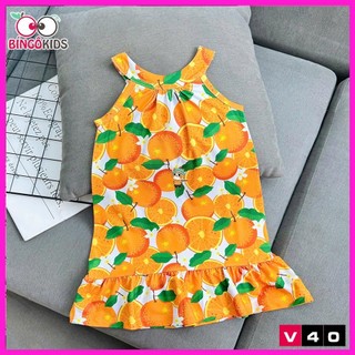 Váy Bé Gái 3D BÍ NGÔ KIDS - Đầm Xòe Mùa Hè Cho Bé Thun Lạnh Thái Mềm Mướt Mát