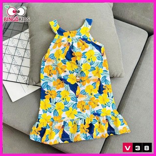 Váy Bé Gái 3D BÍ NGÔ KIDS - Đầm Xòe Mùa Hè Cho Bé Thun Lạnh Thái Mềm Mướt Mát