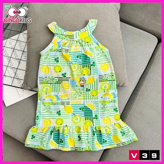 Váy Bé Gái 3D BÍ NGÔ KIDS - Đầm Xòe Mùa Hè Cho Bé Thun Lạnh Thái Mềm Mướt Mát