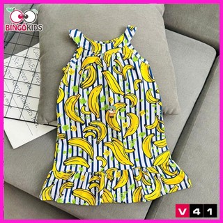 Váy Bé Gái 3D BÍ NGÔ KIDS - Đầm Xòe Mùa Hè Cho Bé Thun Lạnh Thái Mềm Mướt Mát