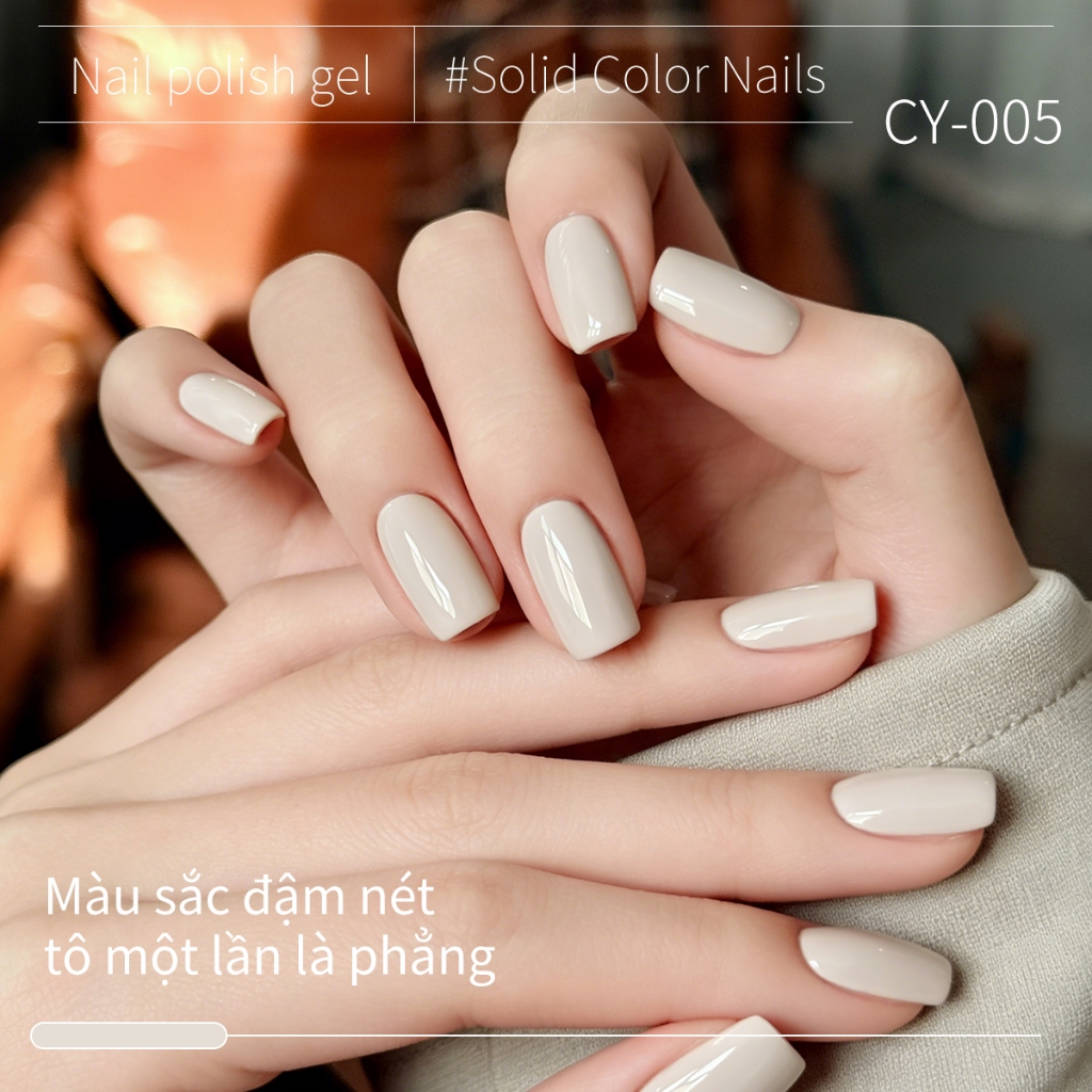 XEIJAYI 40ml-Sơn móng tay dạng gel màu trắng yến mạch mới, độ bóng lâu trôi, phù hợp với mọi tông da
