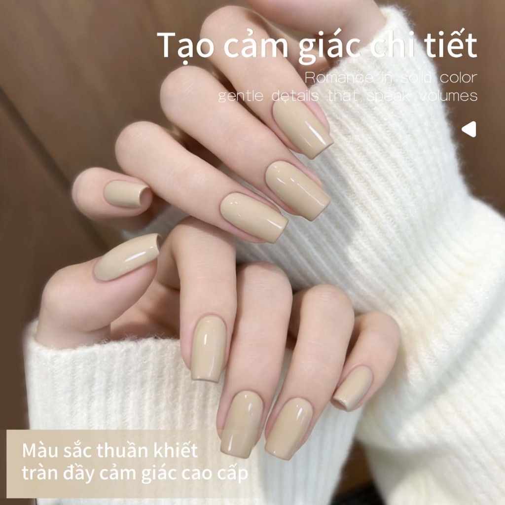 XEIJAYI 40ml - Sơn móng tay dạng gel màu kaki nhạt mới, độ bóng lâu trôi, phù hợp với mọi tông da.