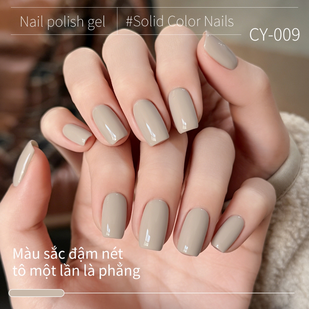 XEIJAYI 40ml - Sơn móng tay dạng gel màu xám nâu mới, độ bóng lâu trôi, phù hợp với mọi tông da.