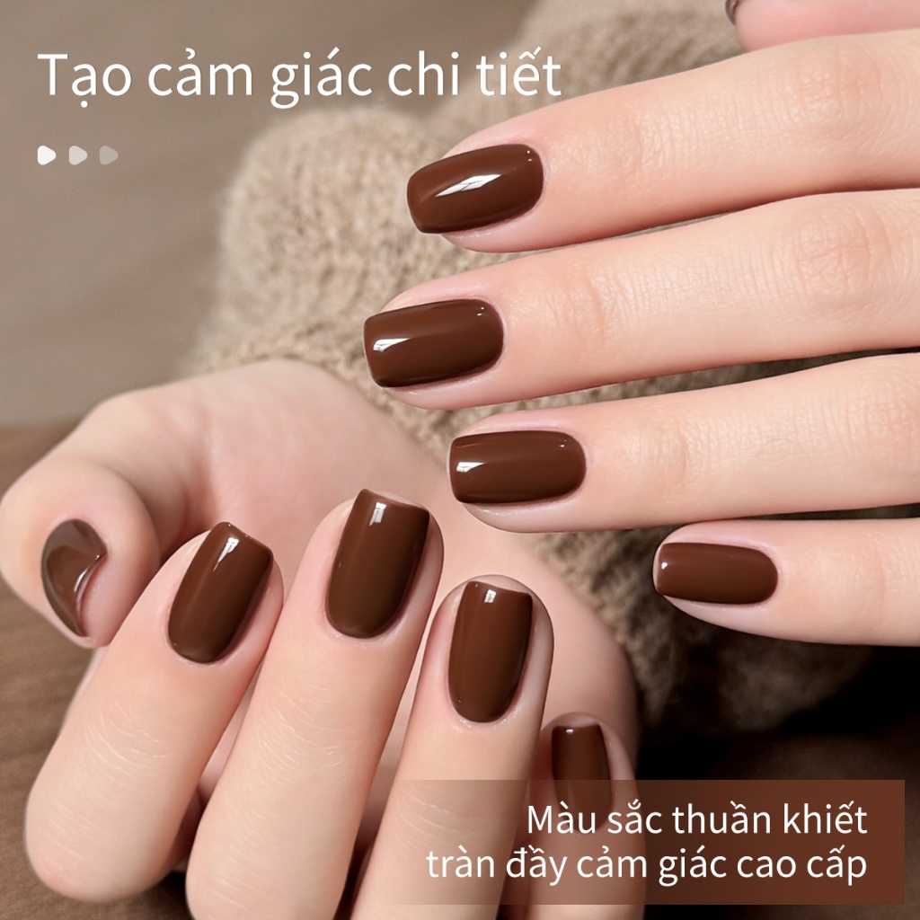 XEIJAYI 40ml-Sơn móng tay dạng gel màu nâu sô cô la mới,thích hợp cho việc tự làm nghệ thuật vẽ móng
