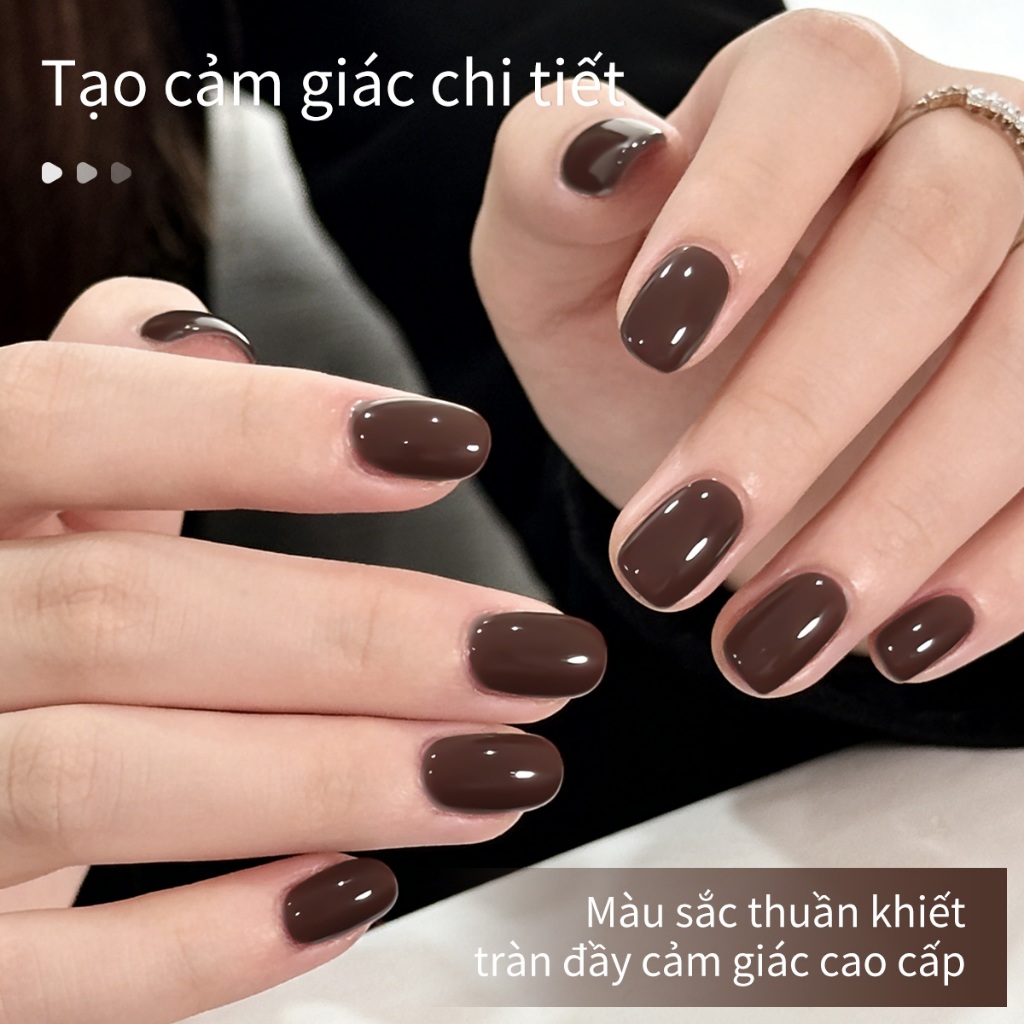 XEIJAYI 40ml - Sơn móng tay dạng gel màu nâu mocha mới, bền màu và bóng mượt, thích hợp cho việc làm móng tay DIY