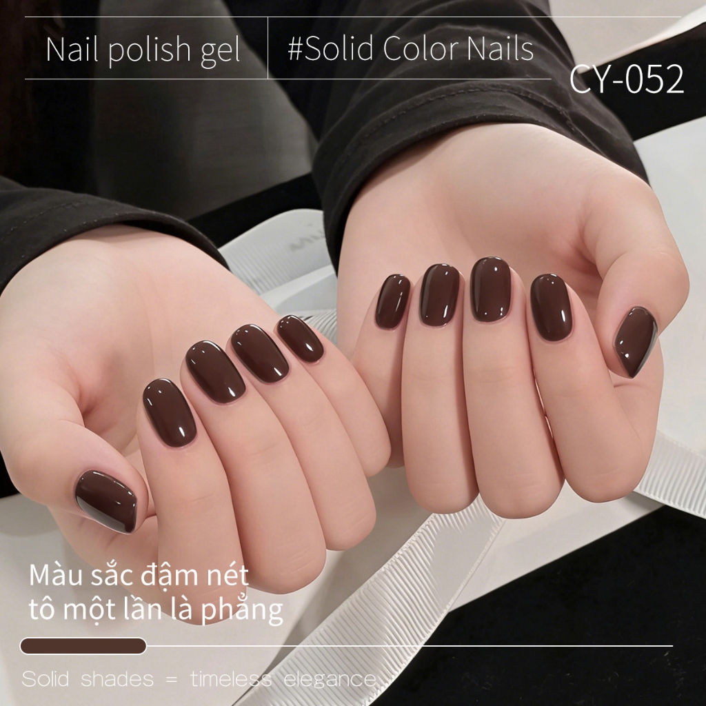 XEIJAYI 40ml - Sơn móng tay dạng gel màu nâu mocha mới, bền màu và bóng mượt, thích hợp cho việc làm móng tay DIY