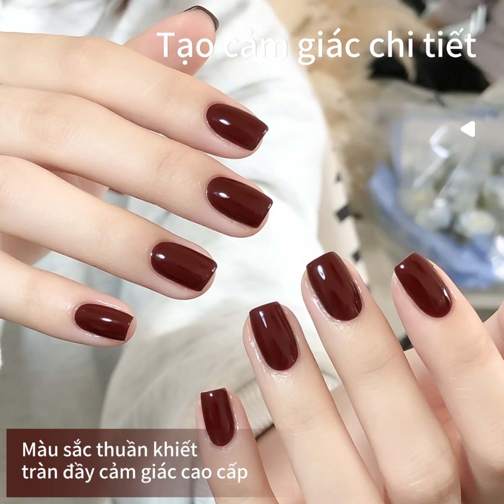 XEIJAYI 40ml sơn móng tay gel màu nâu đỏ mới, bền màu, phù hợp với mọi tông da
