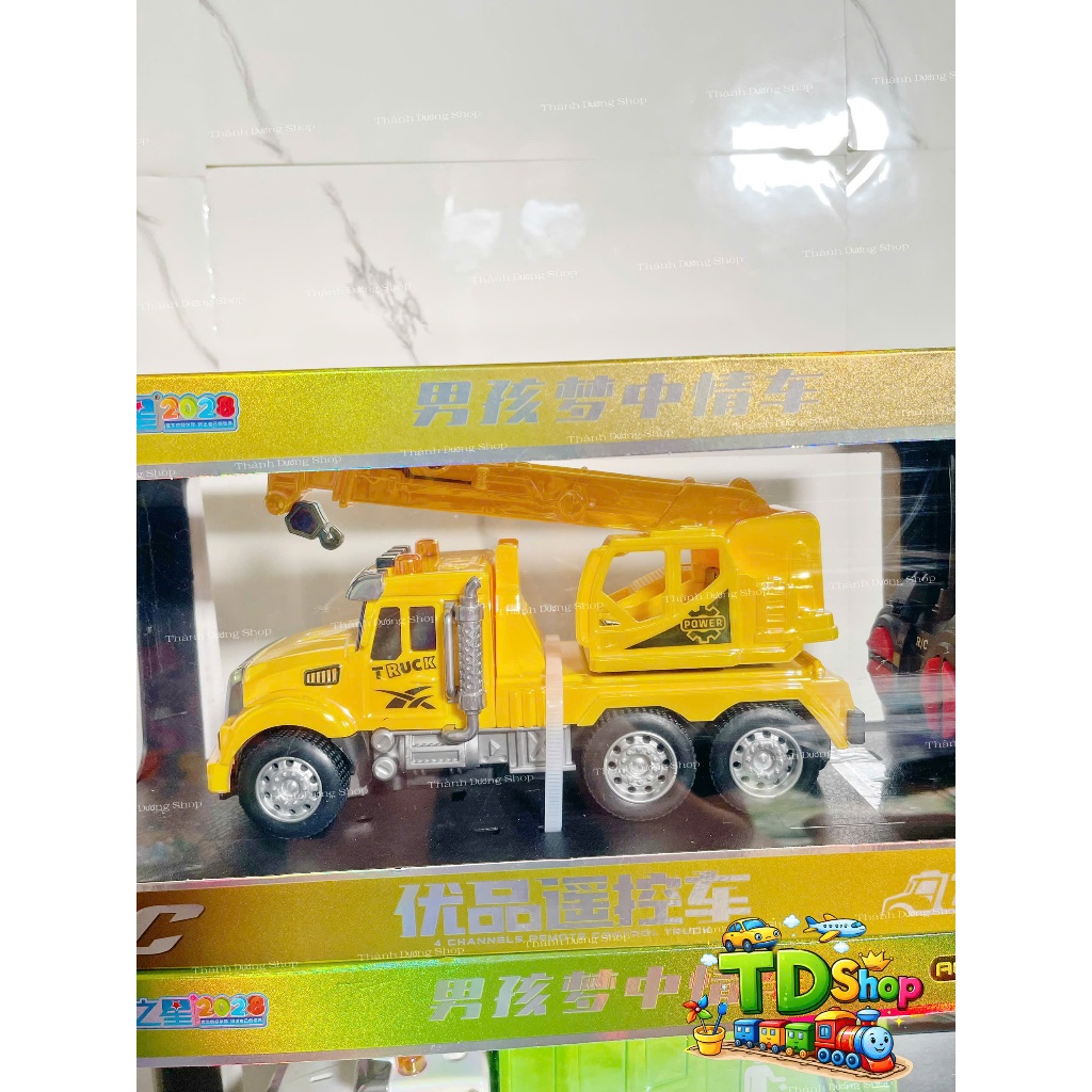 XE CÔNG TRÌNH ĐIỀU KHIỂN TỪ XA RC – CẦN CẨU & XE RÁC, XE BỒN SIÊU NGẦU CHO BÉ