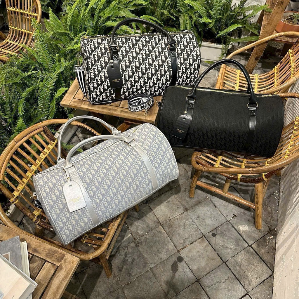 Túi du lịch nam Túi trống du lich Túi đựng quần áo nam họa tiết caro T18