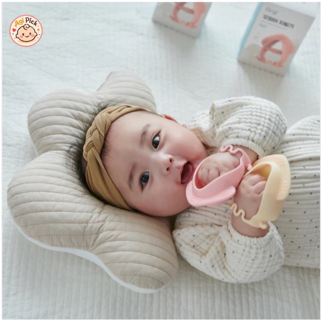 Gặm Nướu Cho Bé Firgi Hàn Quốc Platinum Silicone Hình Mực Không Chứa BPA, Giảm Ngứa Lợi (Kèm Hộp Đựng)