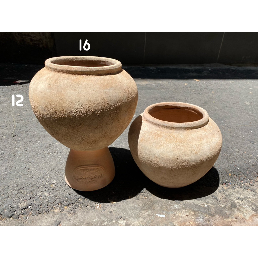 Chậu Chum -Chậu Đất Nung Terracotta tặng kèm lót chậu