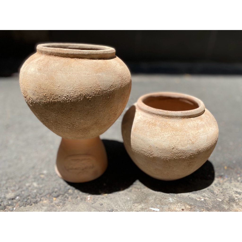 Chậu Chum -Chậu Đất Nung Terracotta tặng kèm lót chậu