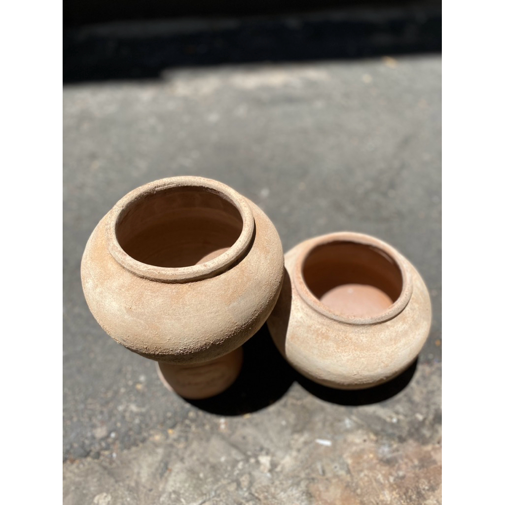 Chậu Chum -Chậu Đất Nung Terracotta tặng kèm lót chậu