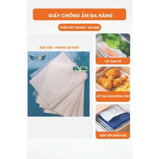 Combo 100 tờ 20x25cm giấy nến, giấy lót quần áo, giấy lót hai mặt bóng