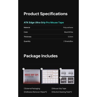 [Griptape] ATK Ultra Grip Pro - Chống Trượt Cực Hạn, Siêu Mỏng 0.3mm