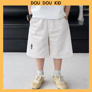 D01 Quần Đùi Trẻ Em Chất Kaki Mềm