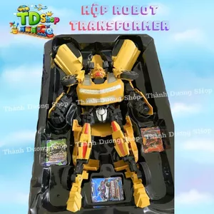 Robot Biến Hình Xe Hơi Cho Bé | Đồ Chơi Robot Transformer Kèm Thẻ Bài | Quà Tặng Bé Trai 3+