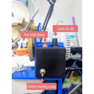 Máy quay quấn chiết len sợi sắt chạy điện loại lớn