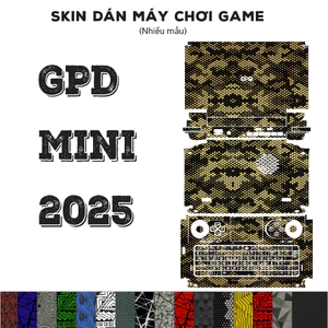 Skin dán GPD Mini 2025 (Nhiều mẫu) | Miếng dán Film 3M cho máy chơi game PC Handheld