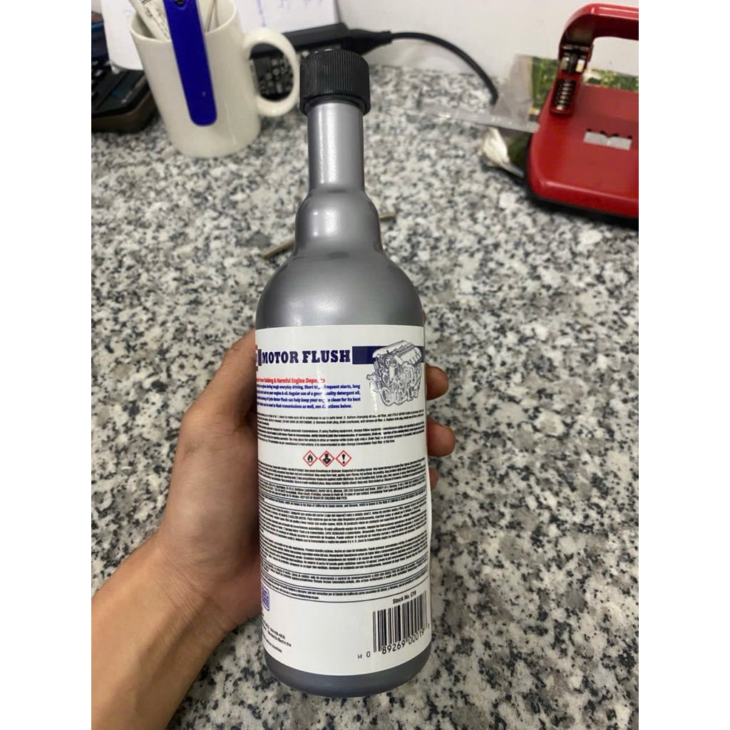 Dung Dích Súc Rửa Động Cơ ÔTÔ Máy xăng và Máy Dầu Diesel CYCLO MOTOR FULS Dung Tích 433ML