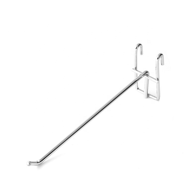 Combo 10 Móc treo sắt, tay cài lưới treo phụ kiện mạ bạc sáng bóng, móc cài lưới, móc treo đồ