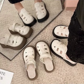 Dép sục nữ , sandal nữ kiểu dáng hàn quốc thanh lịch đế cao 4cm - G333
