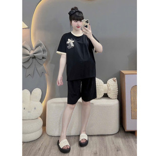 BỘ BẦU - bộ sau sinh - BỘ ĐÙI COTTONG NƠ - 4 Màu & Quần Có Chun Chỉnh ⚡RẺ VÔ ĐỊCH⚡