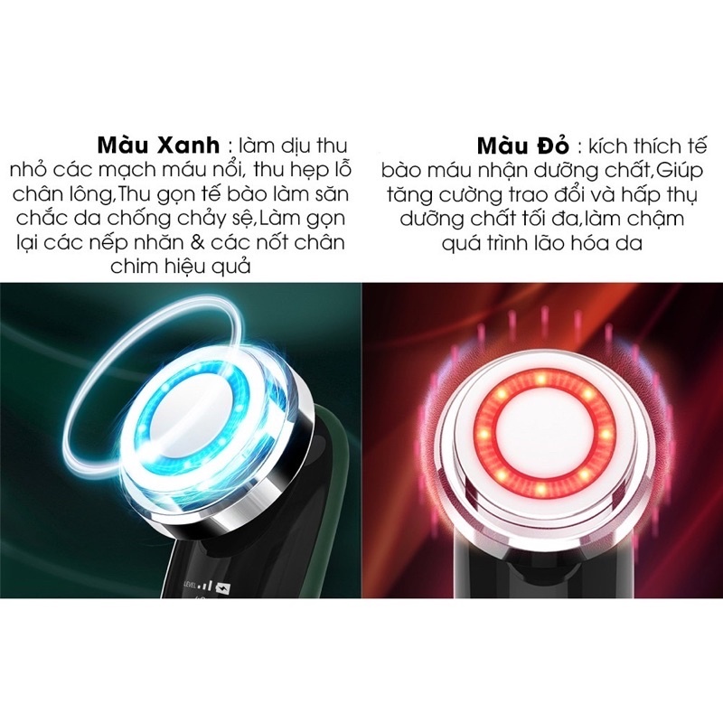Máy đẩy tinh chất nâng cơ trẻ hoá da công nghệ Photon RF thông minh NanoTime F81E