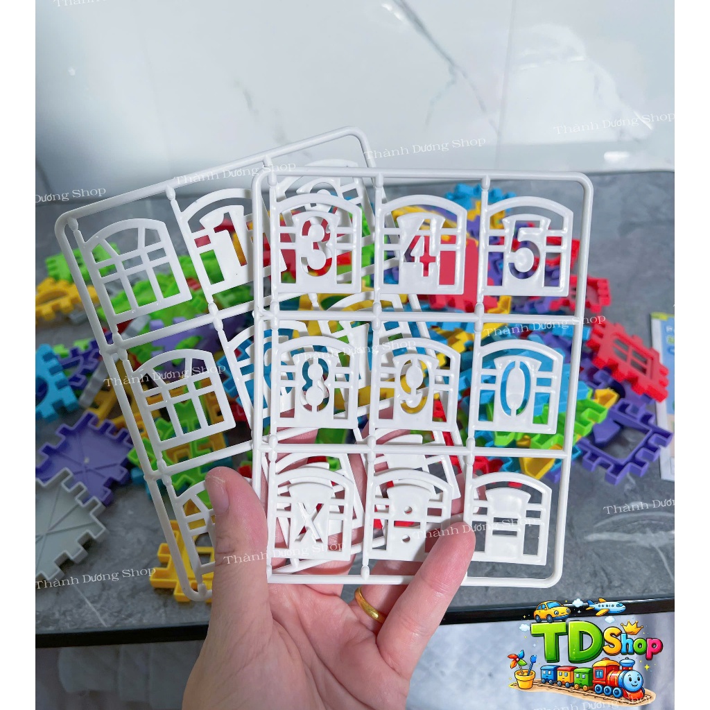 Bộ xếp hình 3D Puzzle Building Blocks 150 chi tiết – Đồ chơi lắp ghép thông minh cho bé, phát triển tư duy, sáng tạo