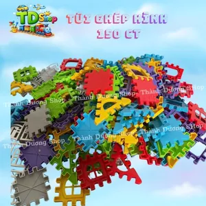 Bộ xếp hình 3D Puzzle Building Blocks 150 chi tiết – Đồ chơi lắp ghép thông minh cho bé, phát triển tư duy, sáng tạo