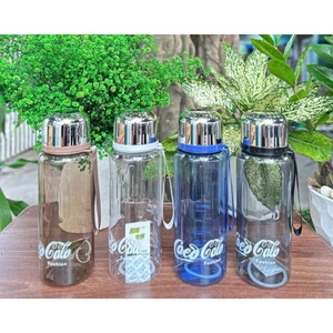 BÌNH NƯỚC TRONG SUỐT COCO DÁNG THỂ THAO 900ML