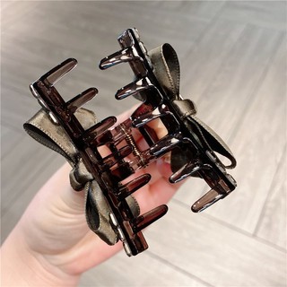 Kẹp tóc 8cm dáng chữ nhật đính nơ đính đá cao cấp • Mây Fashion Jewelry - K32622