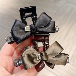 Kẹp tóc 8cm dáng chữ nhật đính nơ đính đá cao cấp • Mây Fashion Jewelry - K32622