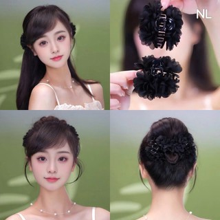 🌺𝑭𝑹𝑬𝑬𝑺𝑯𝑰𝑷🌺 Kẹp tóc nữ nhựa Arcrylic đính charm hoa hồng hot trend