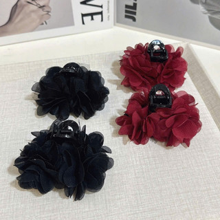 🌺𝑭𝑹𝑬𝑬𝑺𝑯𝑰𝑷🌺 Kẹp tóc nữ nhựa Arcrylic đính charm hoa hồng hot trend