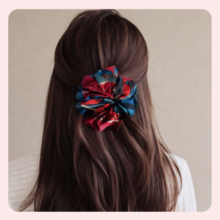 Cột Tóc Scrunchies Style Hoạ Tiết Nổi Bật, Phù Hợp Đi Tiệc, Đồ Handmade, Nhiều Mẫu Đa Dạng