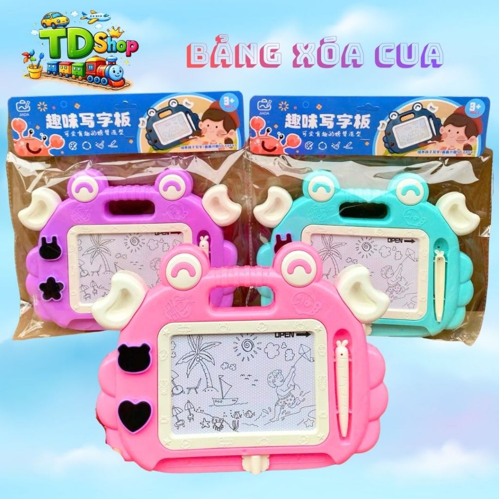 Bảng Xóa Tự Xóa Cho Bé – Đồ Chơi Giáo Dục Phát Triển Tư Duy, Bảng Viết Thông Minh Nhiều Màu