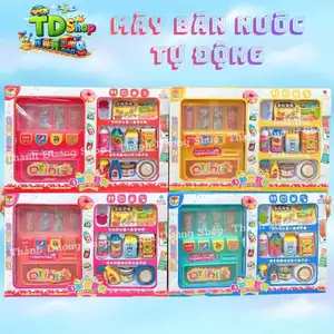 Máy Bán Nước Tự Động Đồ Chơi Cho Bé Có Xu – Máy Bán Hàng Mini, Đồ Chơi Giả Lập Siêu Thị Cho Trẻ - 6619