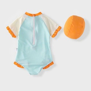 Bikini cho bé 8-28kg_Đồ bơi cho bé gái  kèm mũ đi biển
