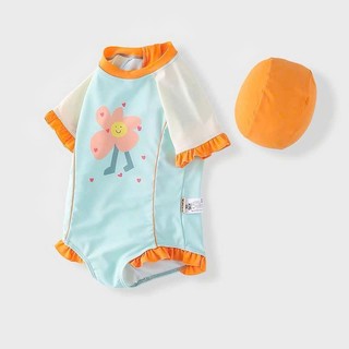 Bikini cho bé 8-28kg_Đồ bơi cho bé gái  kèm mũ đi biển