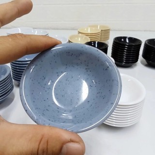 Bộ 40 chén chấm, chén đựng nước chấm, nước tương nhiều size nhiều màu nhựa melamine cao cấp