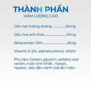 VITAMIN E ĐỎ SANO - Giúp hạn chế lão hoá, bí quyết giữ da căng mịn, tươi trẻ từ bên trong.