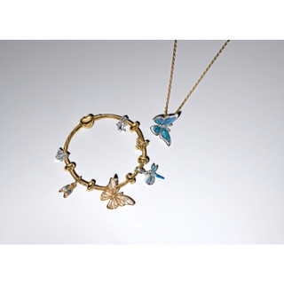 Charm Treo Pandora Mạ Vàng 14K Ve Sầu Bản Lĩnh