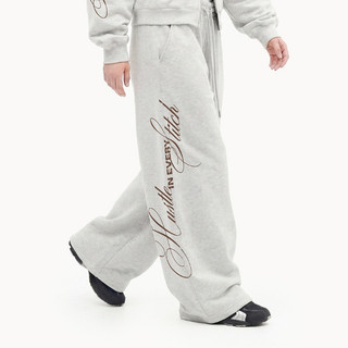 NOCAP - WIDE-LEG SMOKE WHITE SWEATPANT